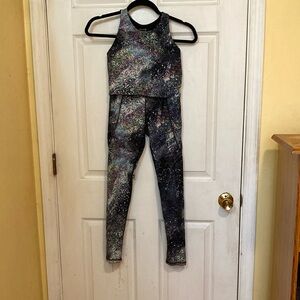 Galaxy Print Girls Activewear